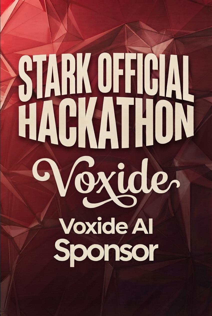 Voxide, sponsor of the STARK Official Hackathon
